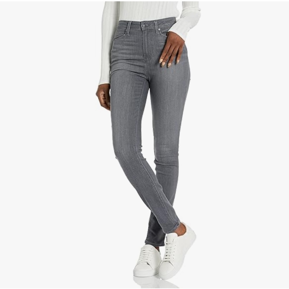 NWOT PAIGE Margot Gray High Rise Skinny Jeans 26